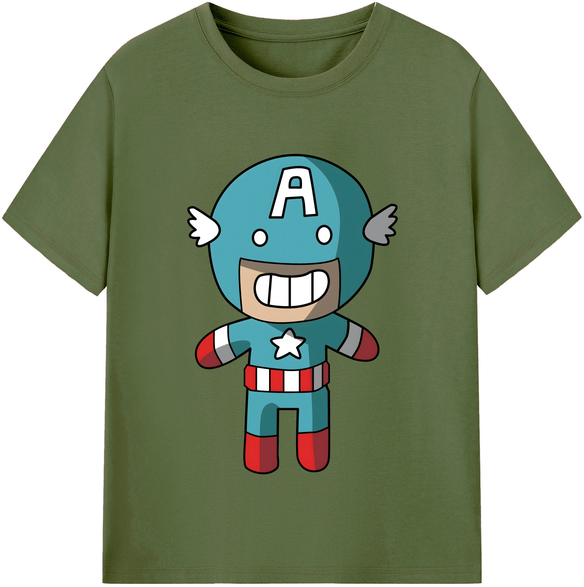 （画像用） アベンジャーズ The Avengers 綿100％半袖Tシャツ（フロントプリント）